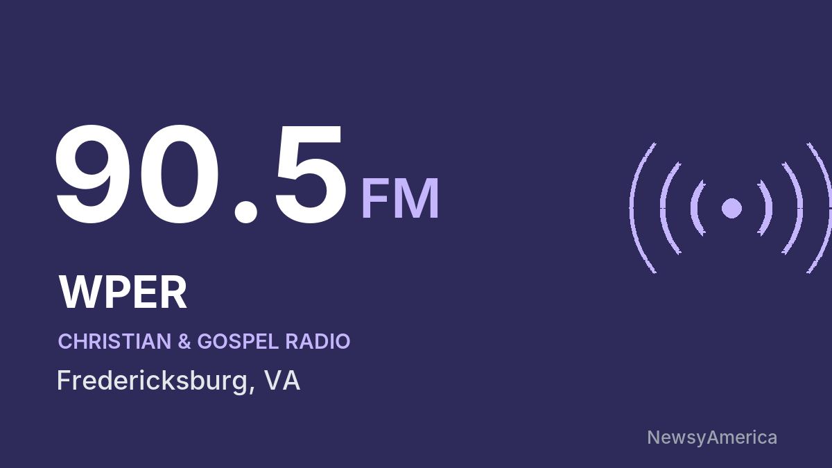 WPER 90.5 FM – Fredericksburg