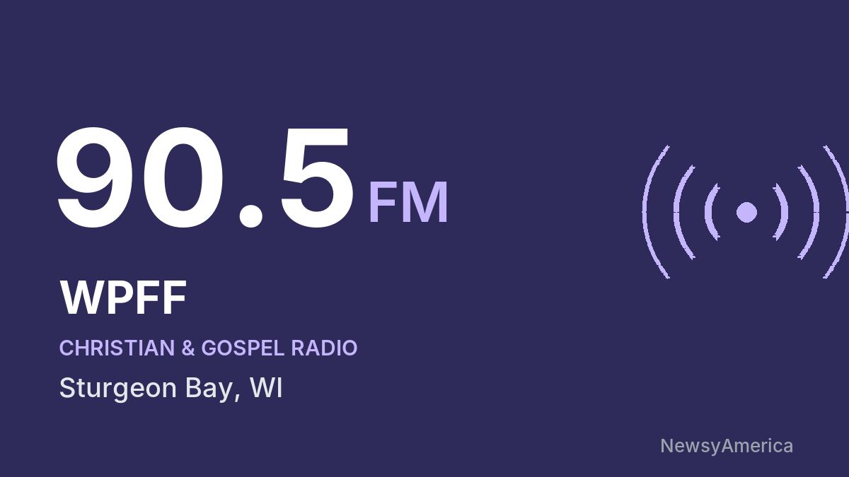 WPFF 90.5 FM – Sturgeon Bay
