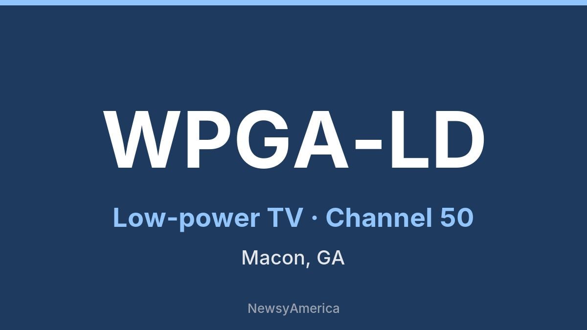 WPGA-LD – Channel 50 Macon
