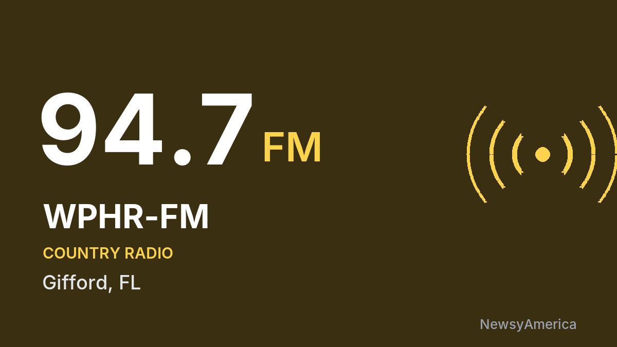 WPHR-FM 94.7 FM – Gifford