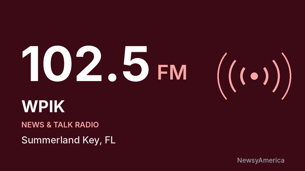 WPIK 102.5 FM – Summerland Key