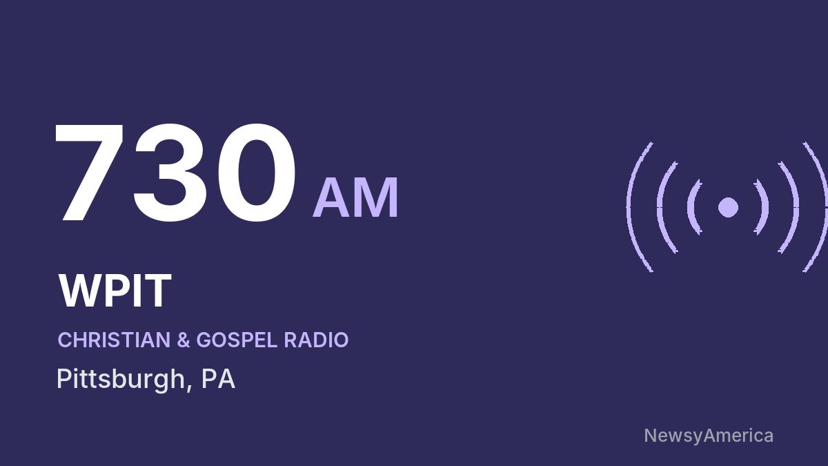 WPIT 730 AM – Pittsburgh