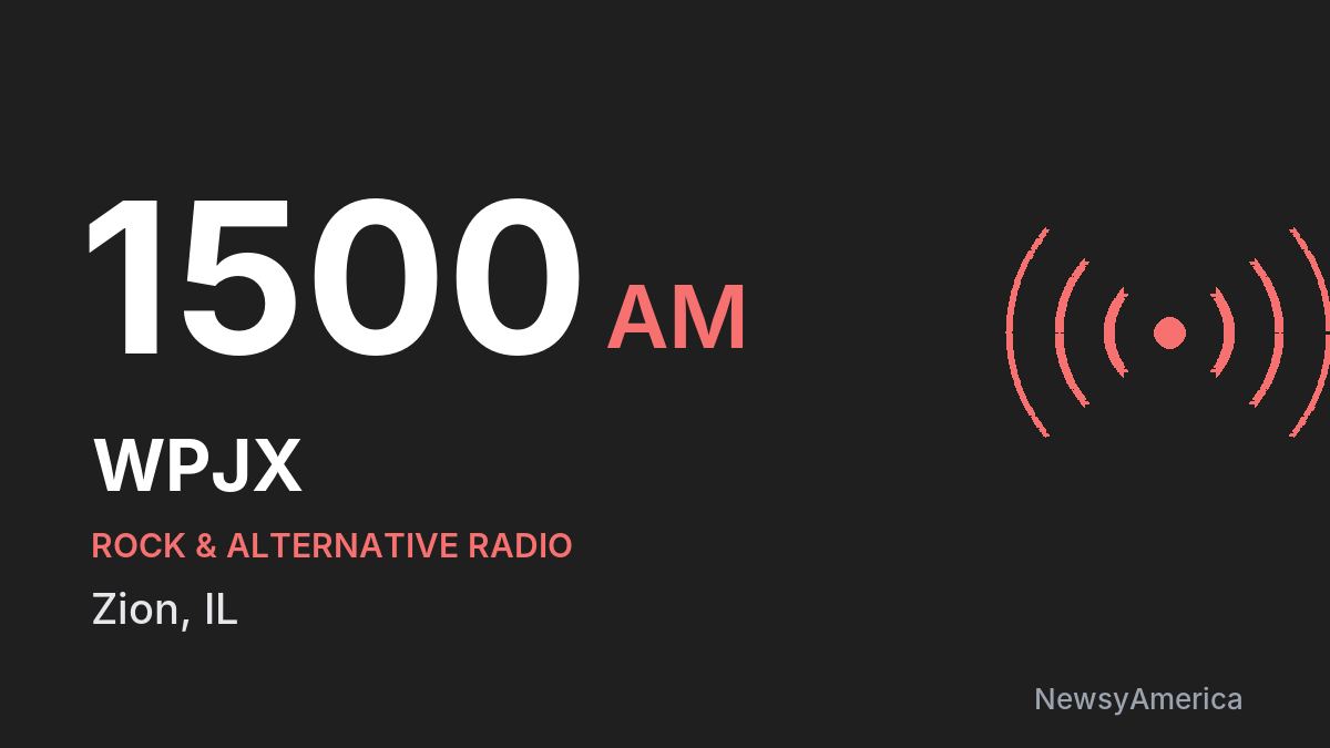 WPJX 1500 AM – Zion