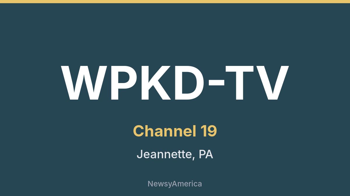 WPKD-TV – Channel 19 Pittsburgh