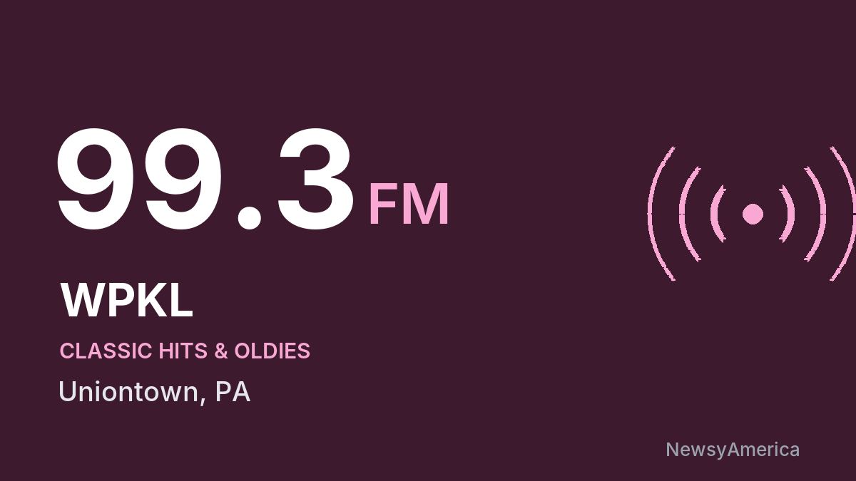 WPKL 99.3 FM – Uniontown