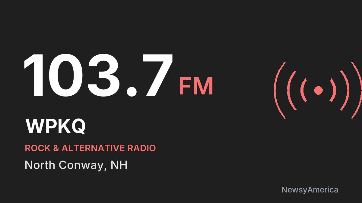 WPKQ 103.7 FM – North Conway