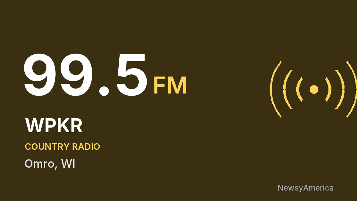 WPKR 99.5 FM – Omro