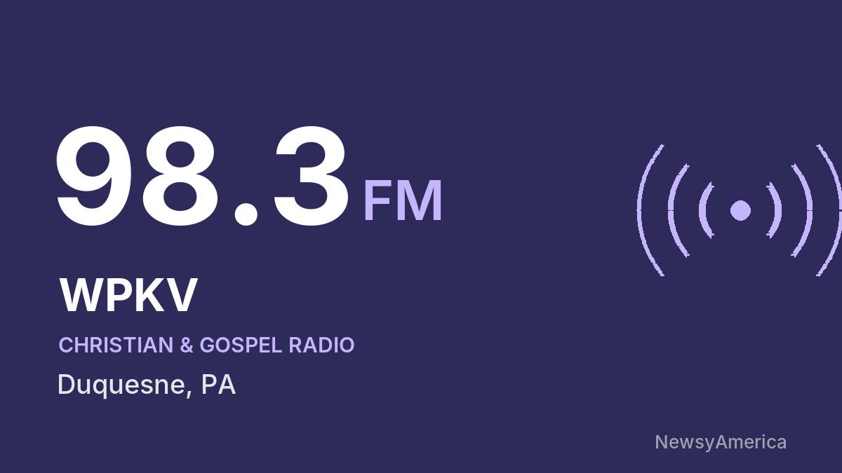 WPKV 98.3 FM – Duquesne