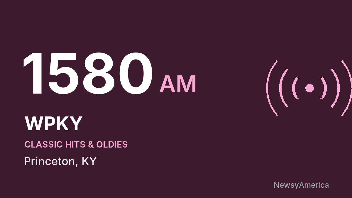 WPKY 1580 AM – Princeton