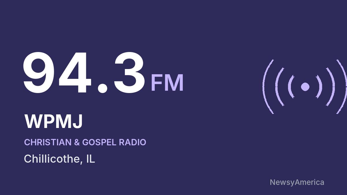 WPMJ 94.3 FM – Chillicothe