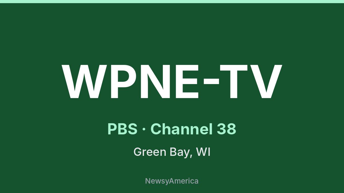 WPNE-TV – PBS 38 Green Bay