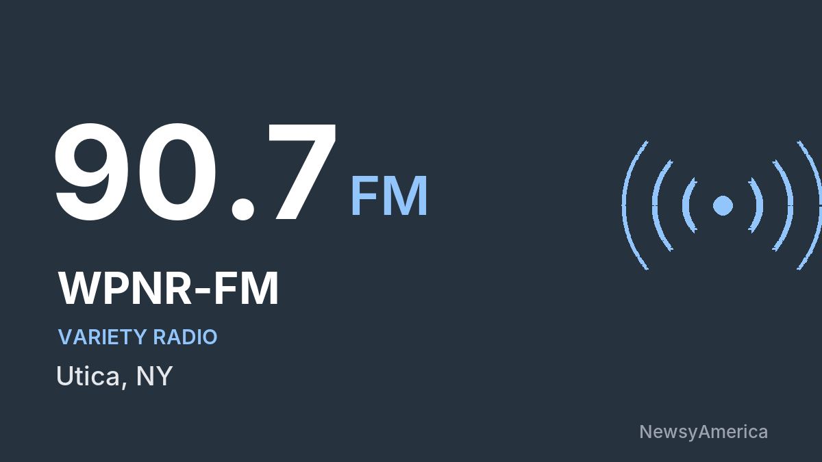 WPNR-FM 90.7 FM – Utica