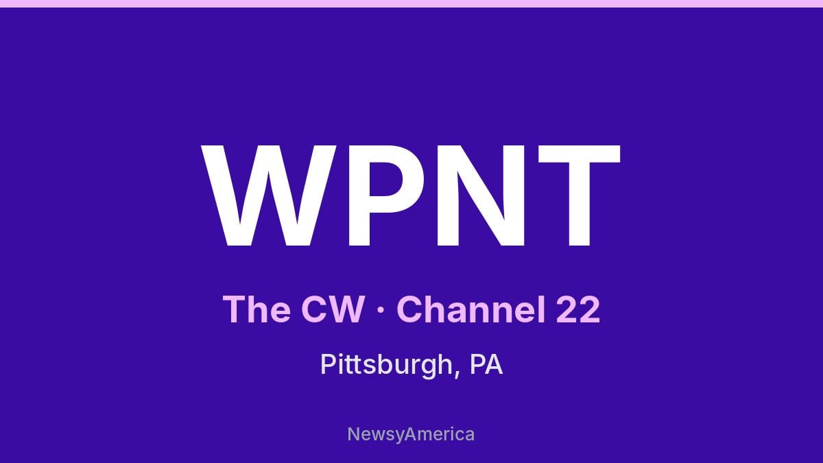 WPNT – The CW 22 Pittsburgh