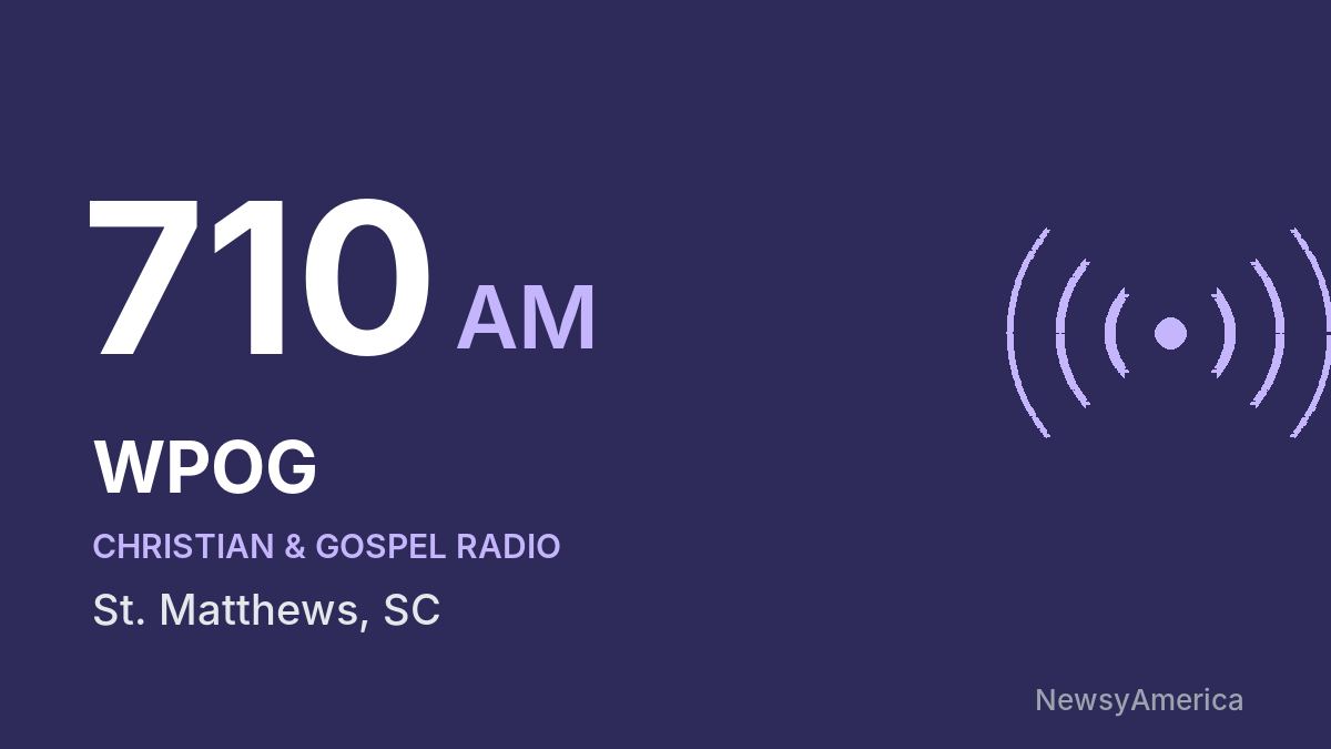 WPOG 710 AM – St. Matthews