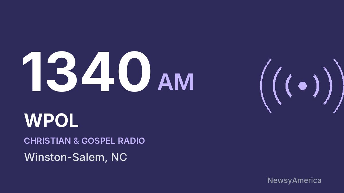 WPOL 1340 AM – Winston-Salem
