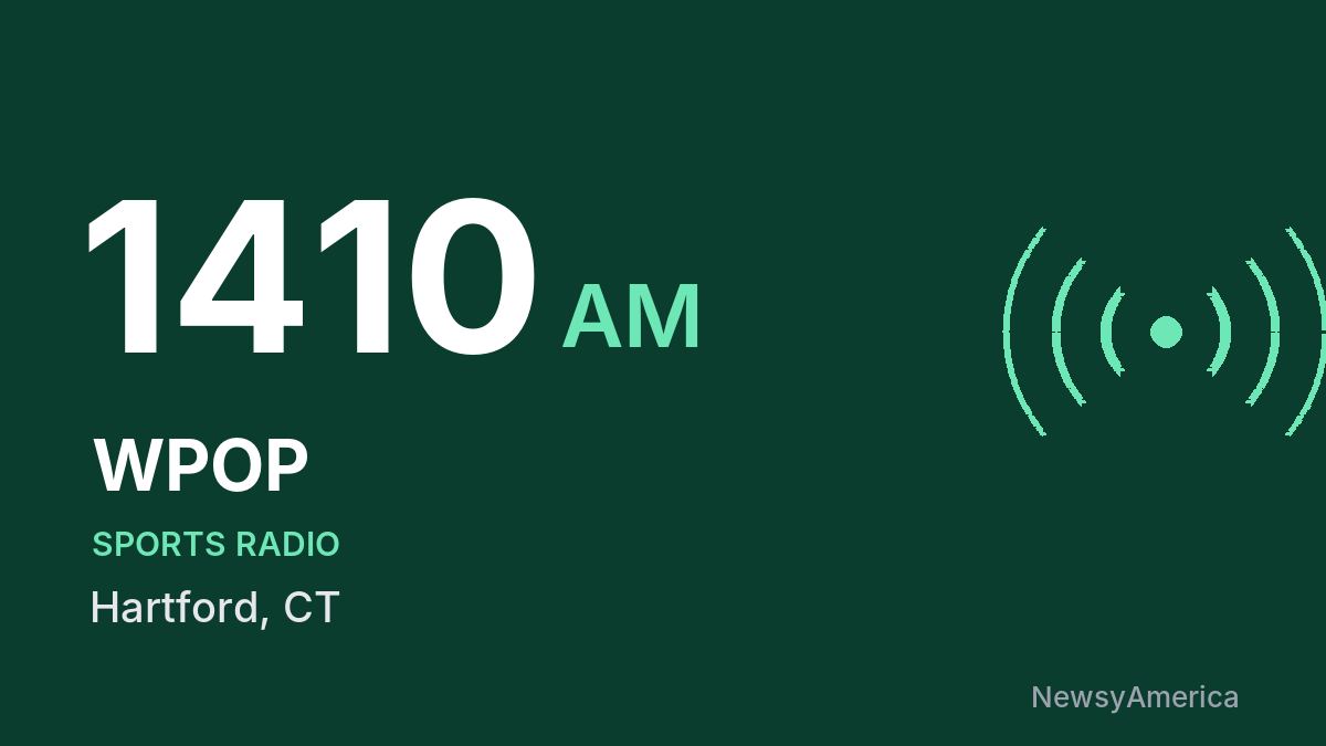 WPOP 1410 AM – Hartford