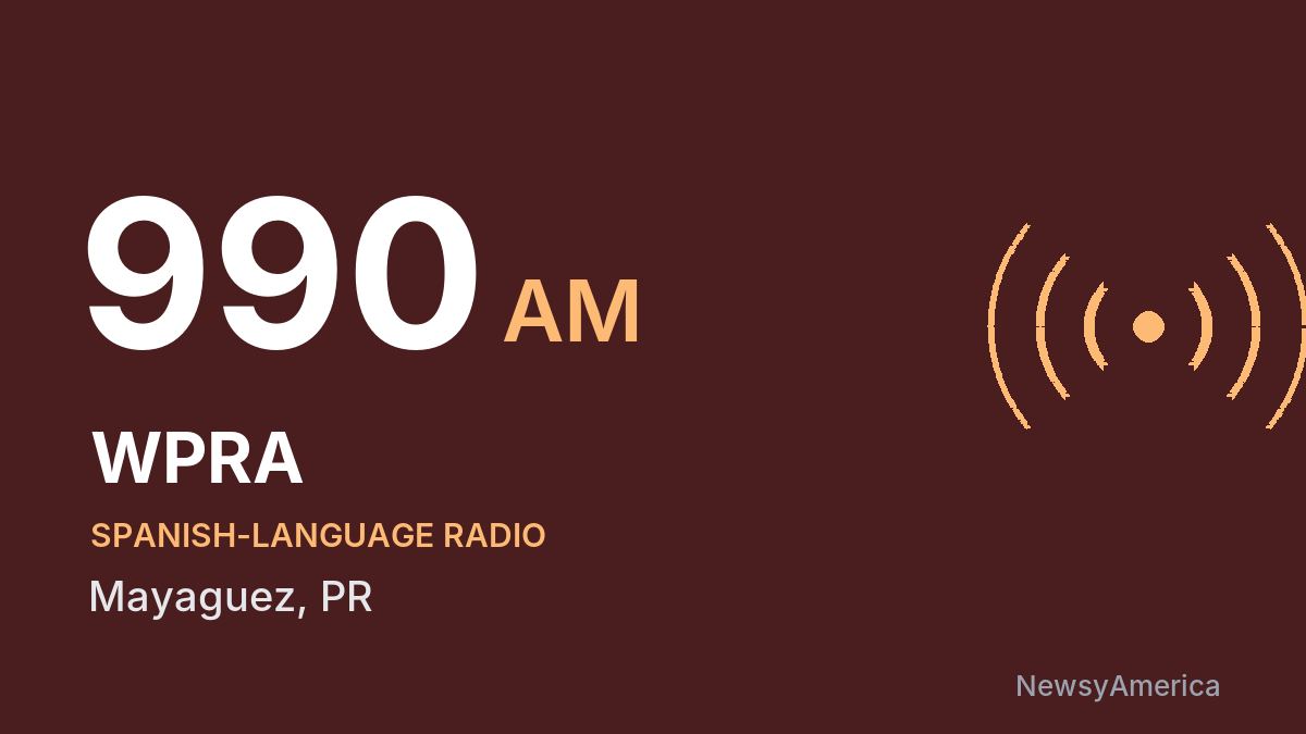 WPRA 990 AM – Mayaguez