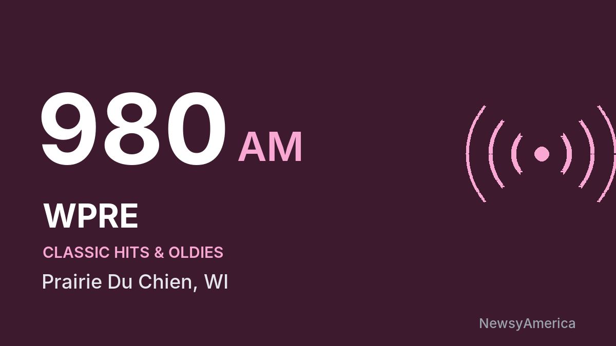 WPRE 980 AM – Prairie Du Chien