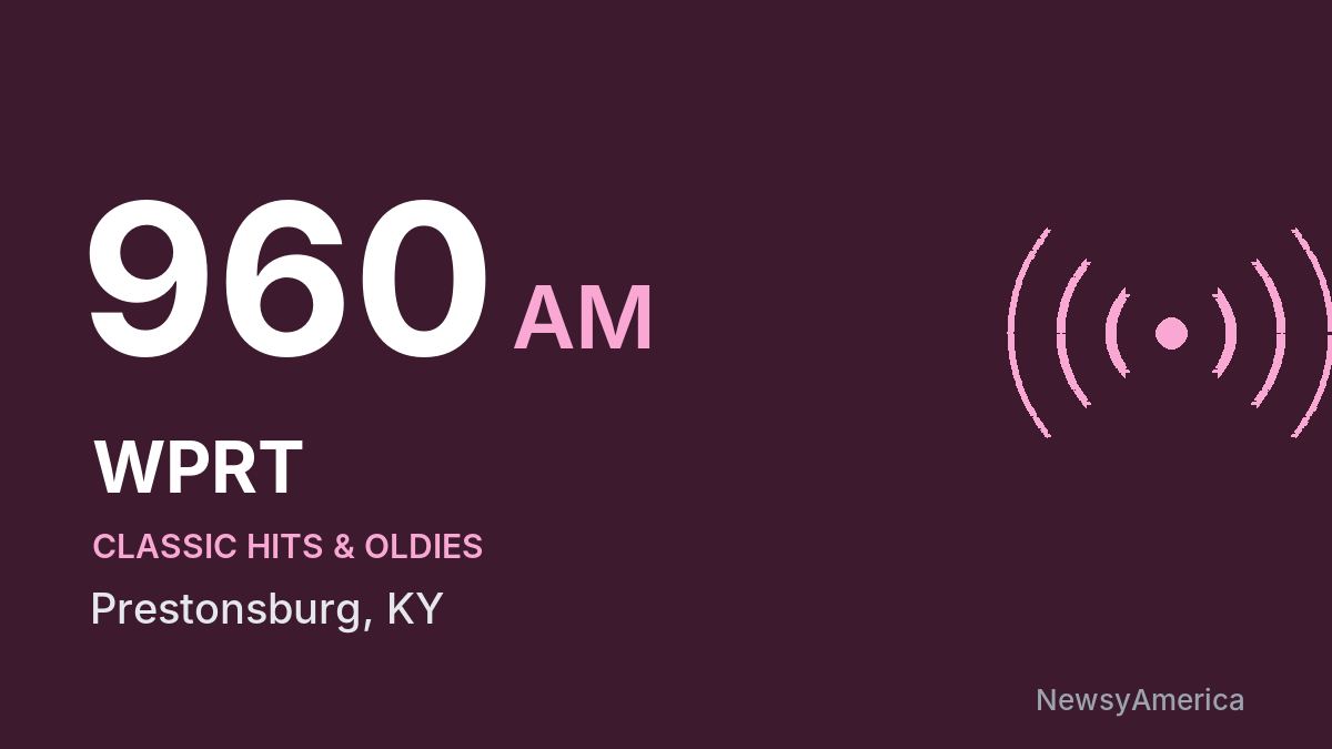 WPRT 960 AM – Prestonsburg