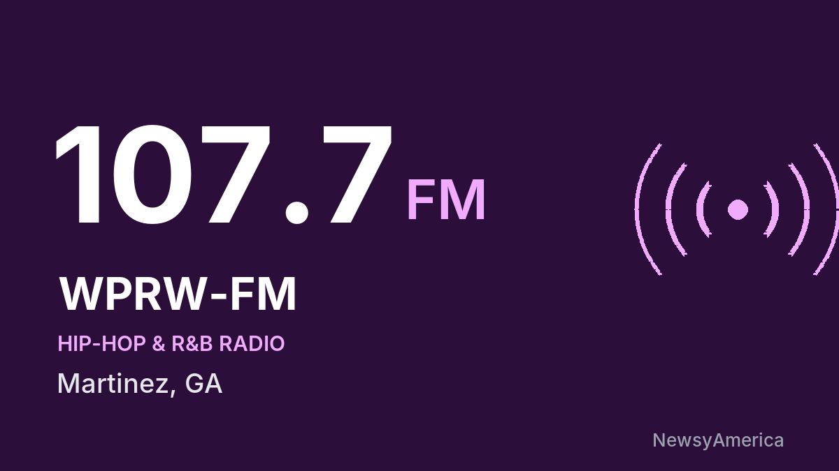 WPRW-FM 107.7 FM – Martinez