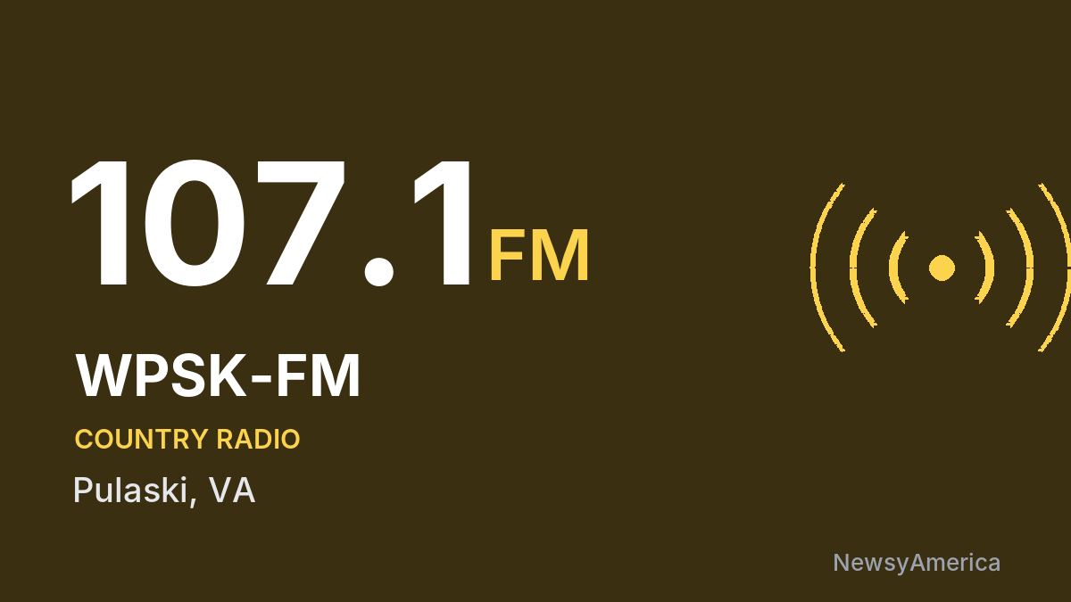 WPSK-FM 107.1 FM – Pulaski