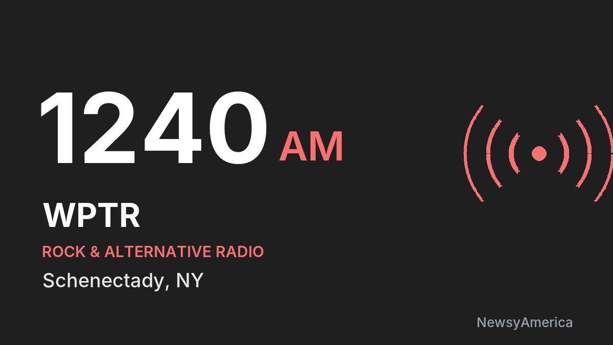 WPTR 1240 AM – Schenectady
