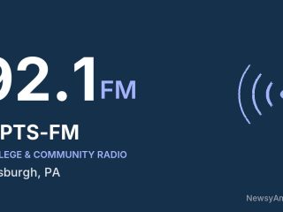 WPTS-FM 92.1 FM, Pittsburgh, PA