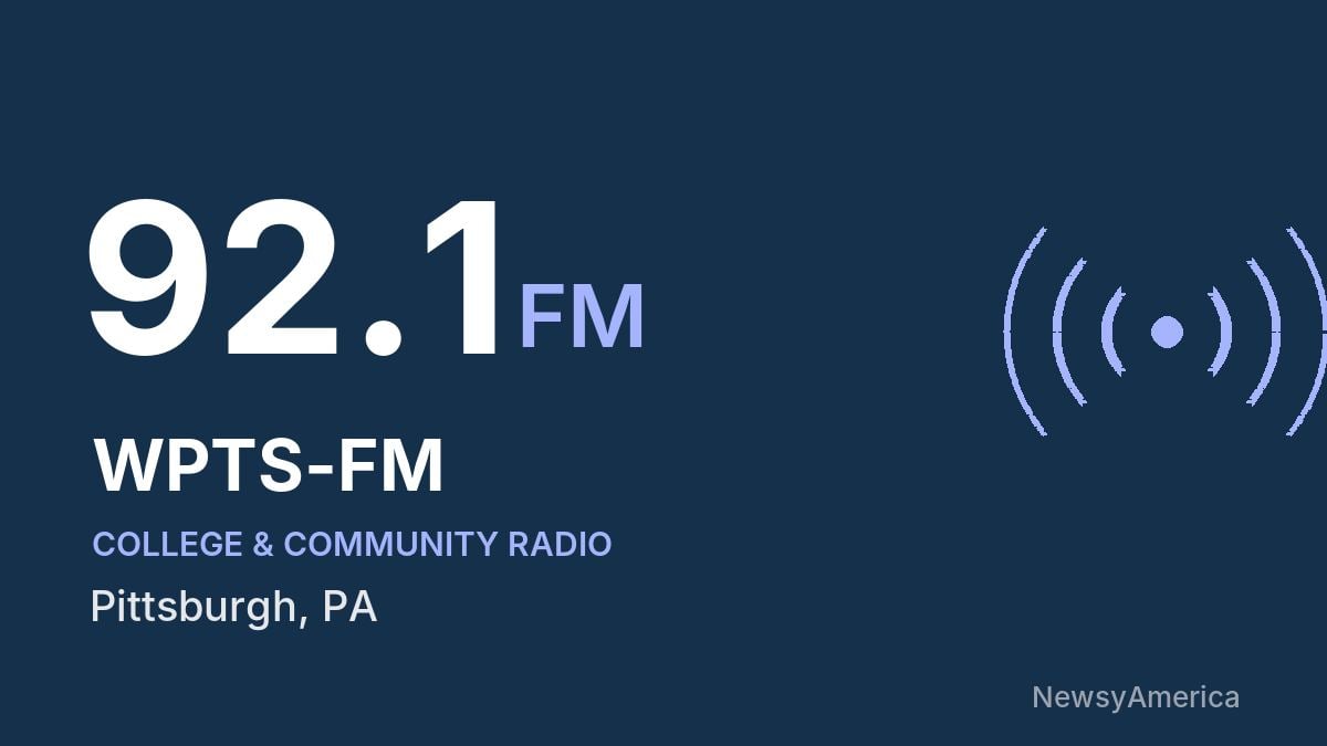 WPTS-FM 92.1 FM – Pittsburgh