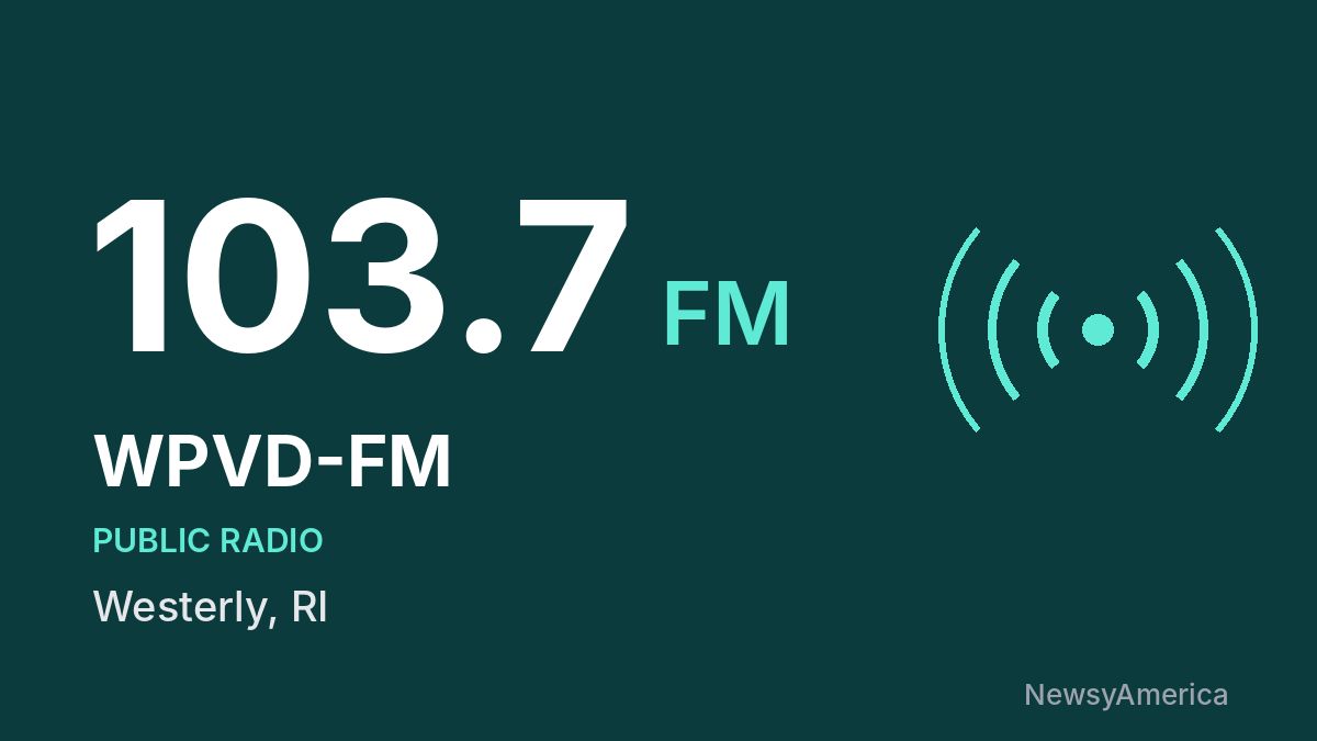 WPVD-FM 103.7 FM – Westerly