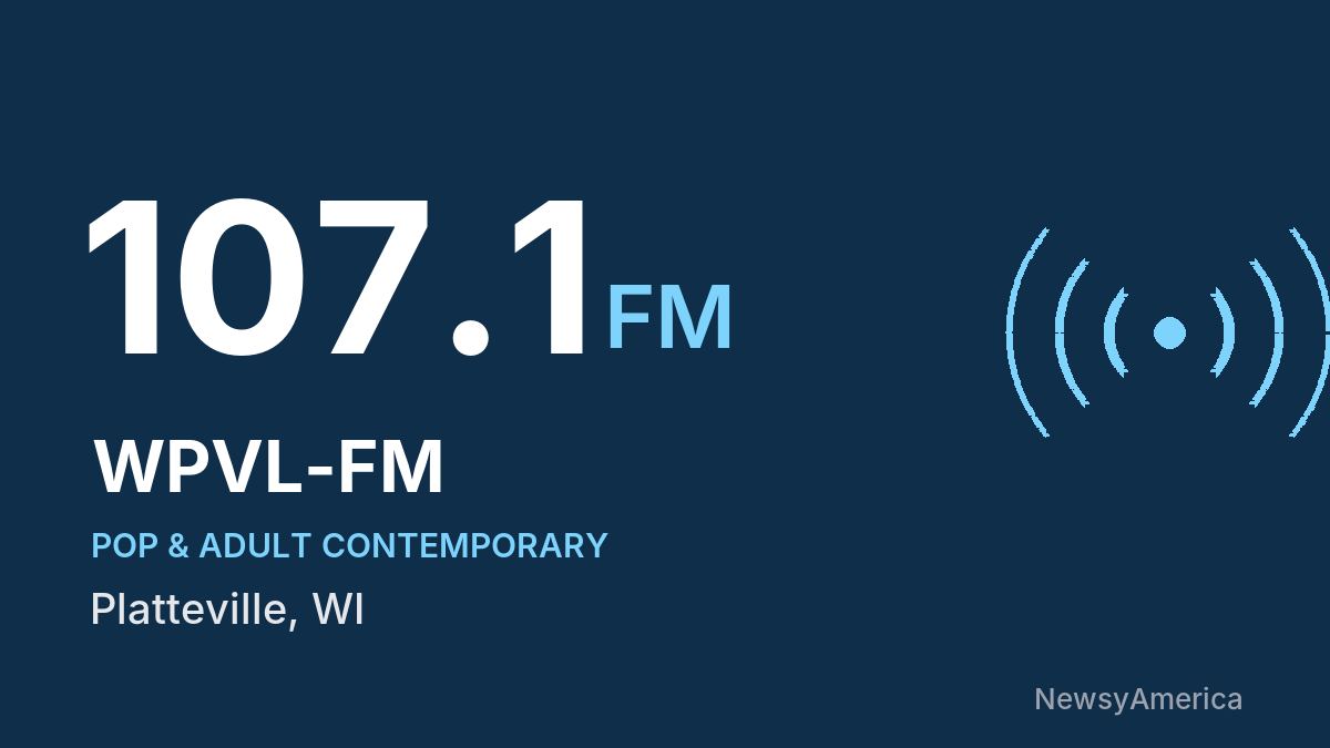 WPVL-FM 107.1 FM – Platteville