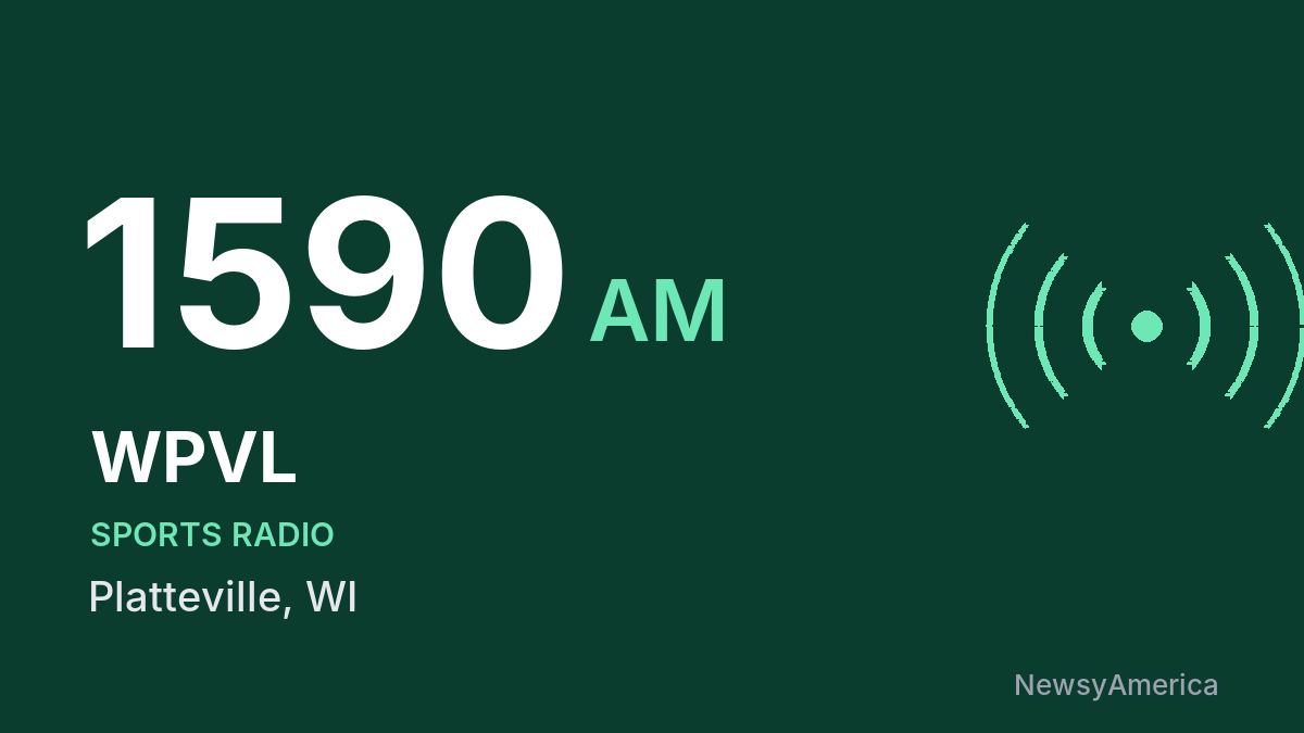 WPVL 1590 AM – Platteville