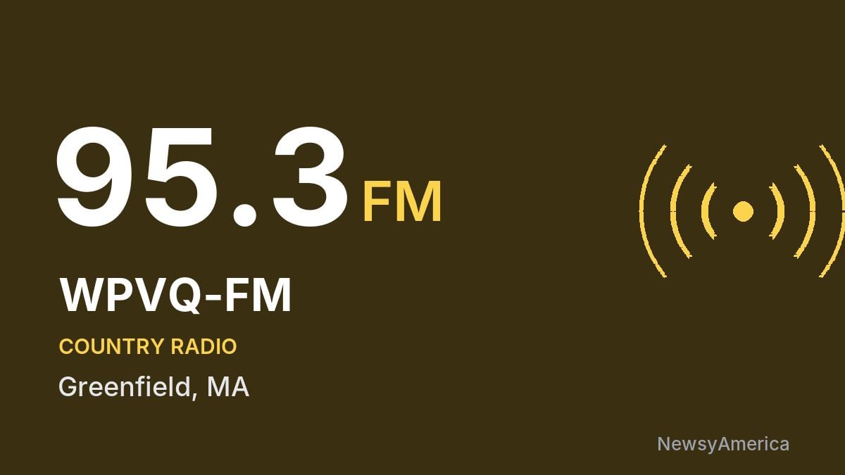 WPVQ-FM 95.3 FM – Greenfield
