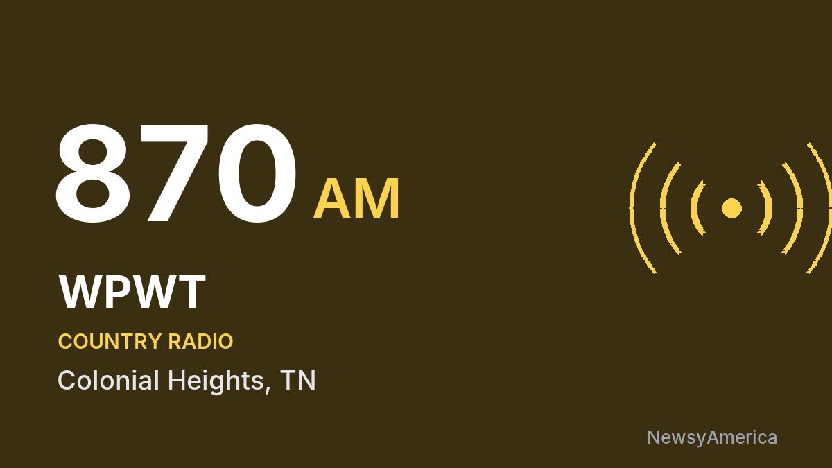 WPWT 870 AM – Colonial Heights