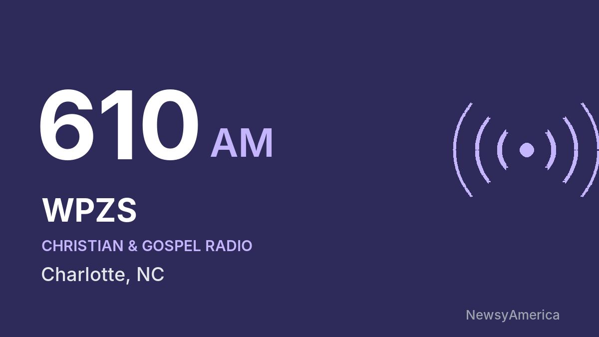 WPZS 610 AM – Charlotte