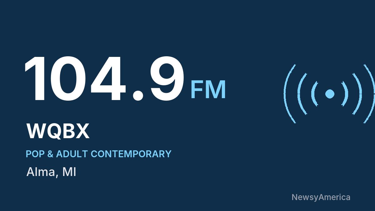 WQBX 104.9 FM – Alma