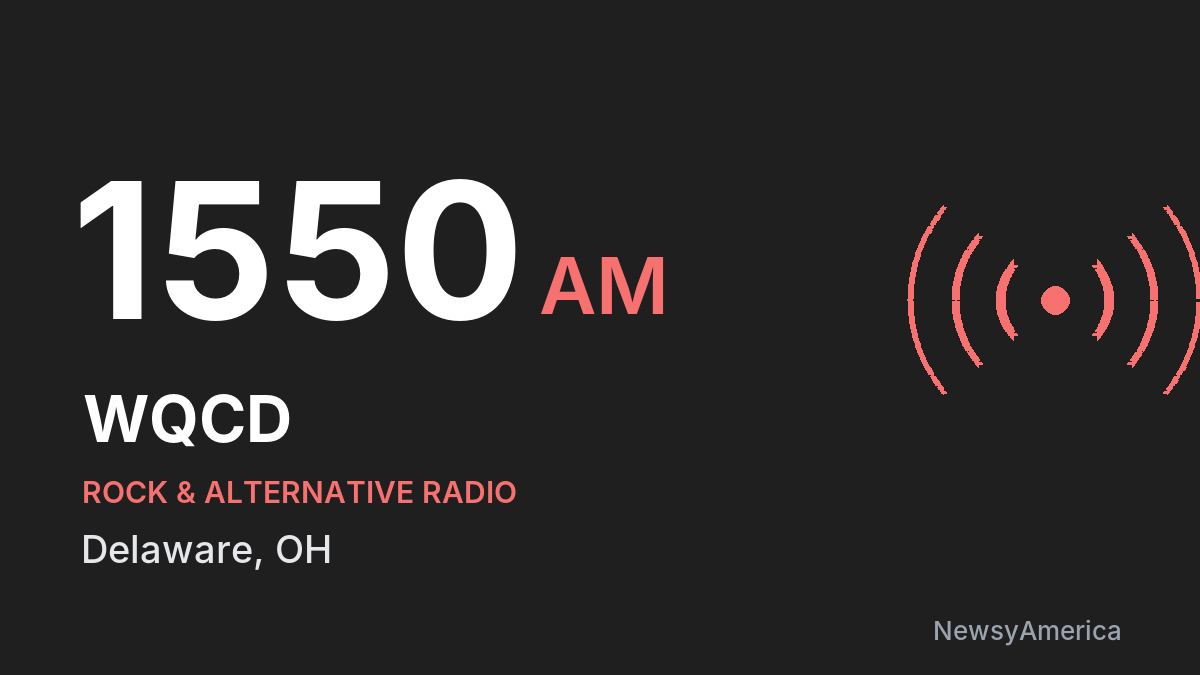 WQCD 1550 AM – Delaware