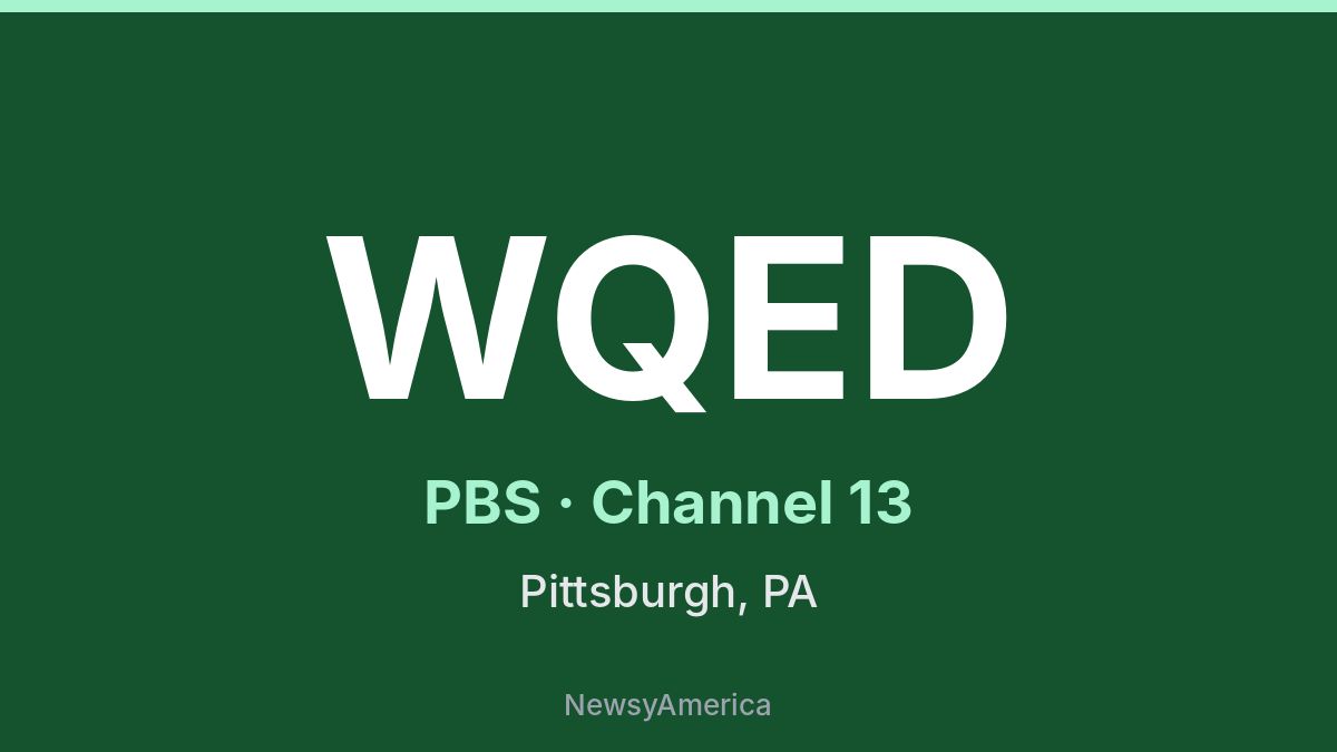 WQED – PBS 13 Pittsburgh
