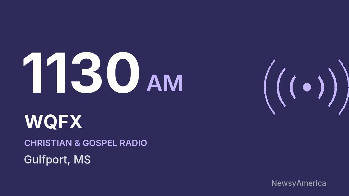 WQFX 1130 AM – Gulfport