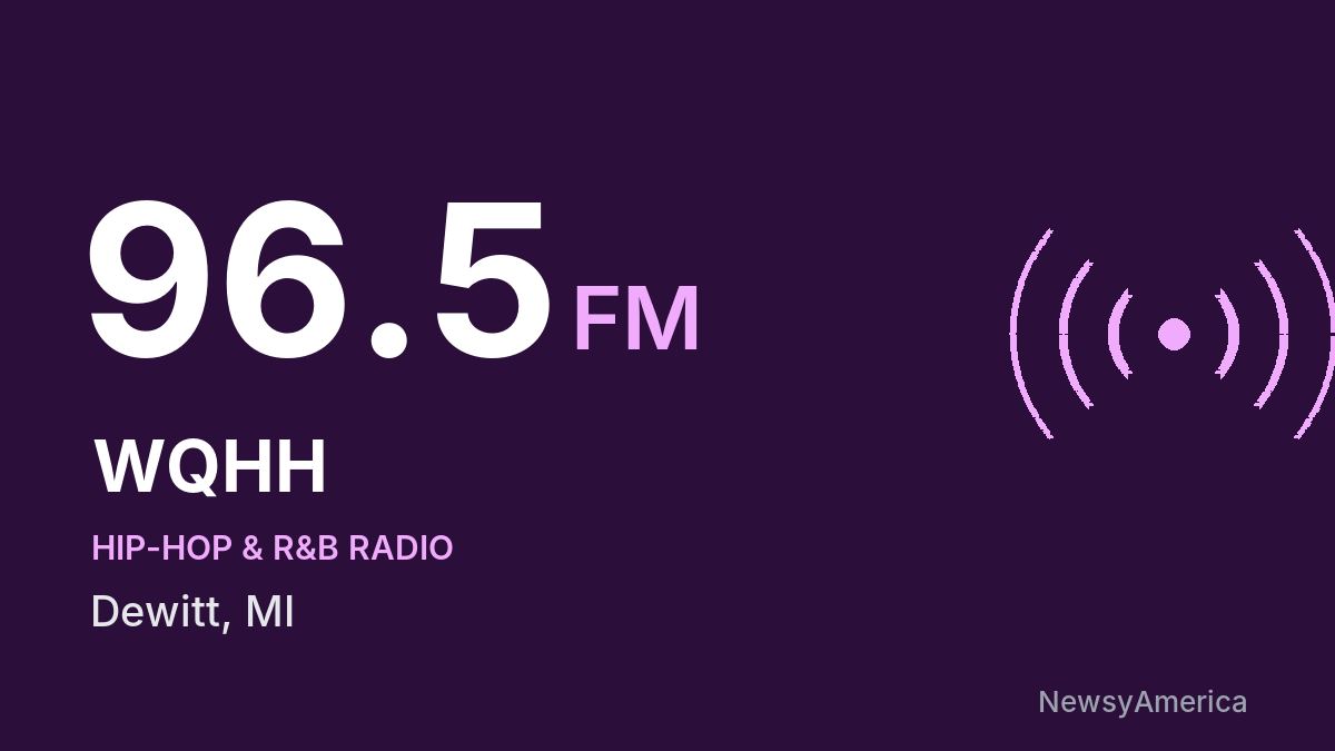 WQHH 96.5 FM – Dewitt