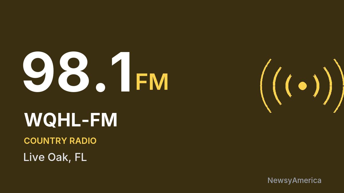 WQHL-FM 98.1 FM – Live Oak