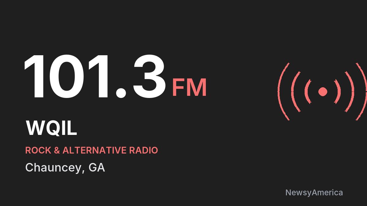 WQIL 101.3 FM – Chauncey