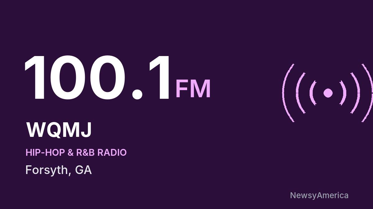 WQMJ 100.1 FM – Forsyth