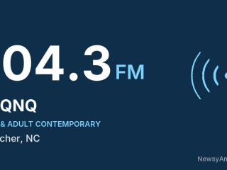 WQNQ 104.3 FM, Fletcher, NC