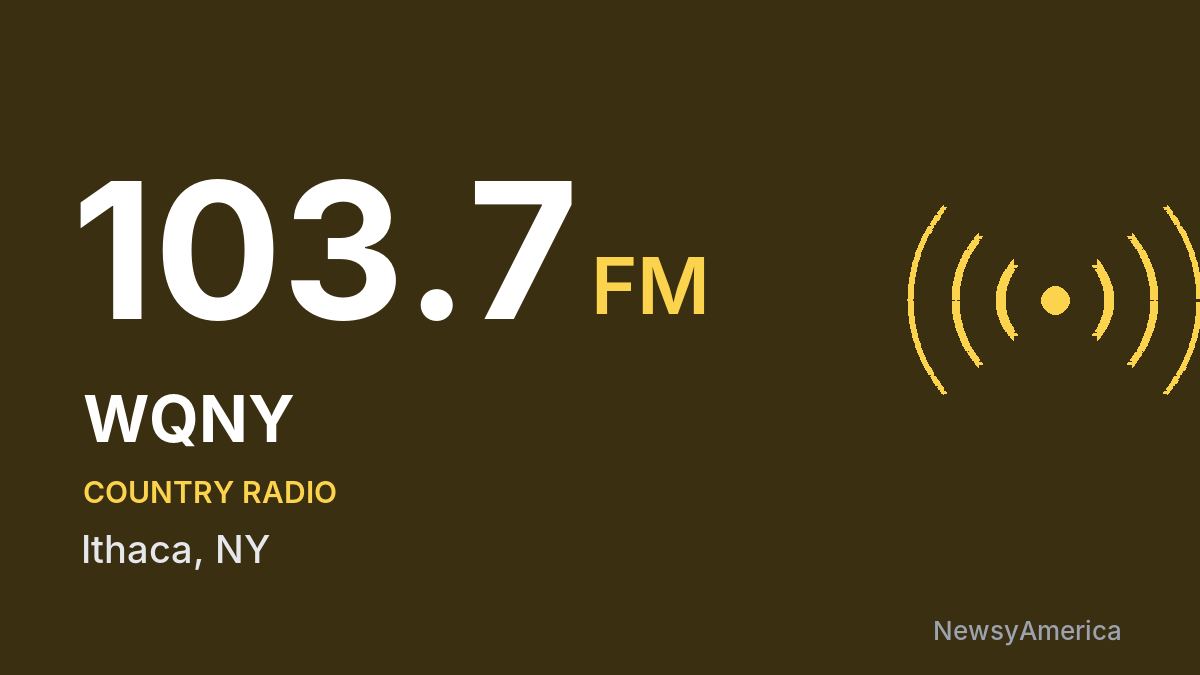 WQNY 103.7 FM – Ithaca