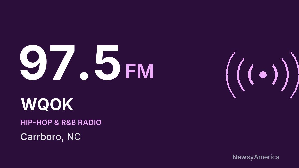 WQOK 97.5 FM – Carrboro