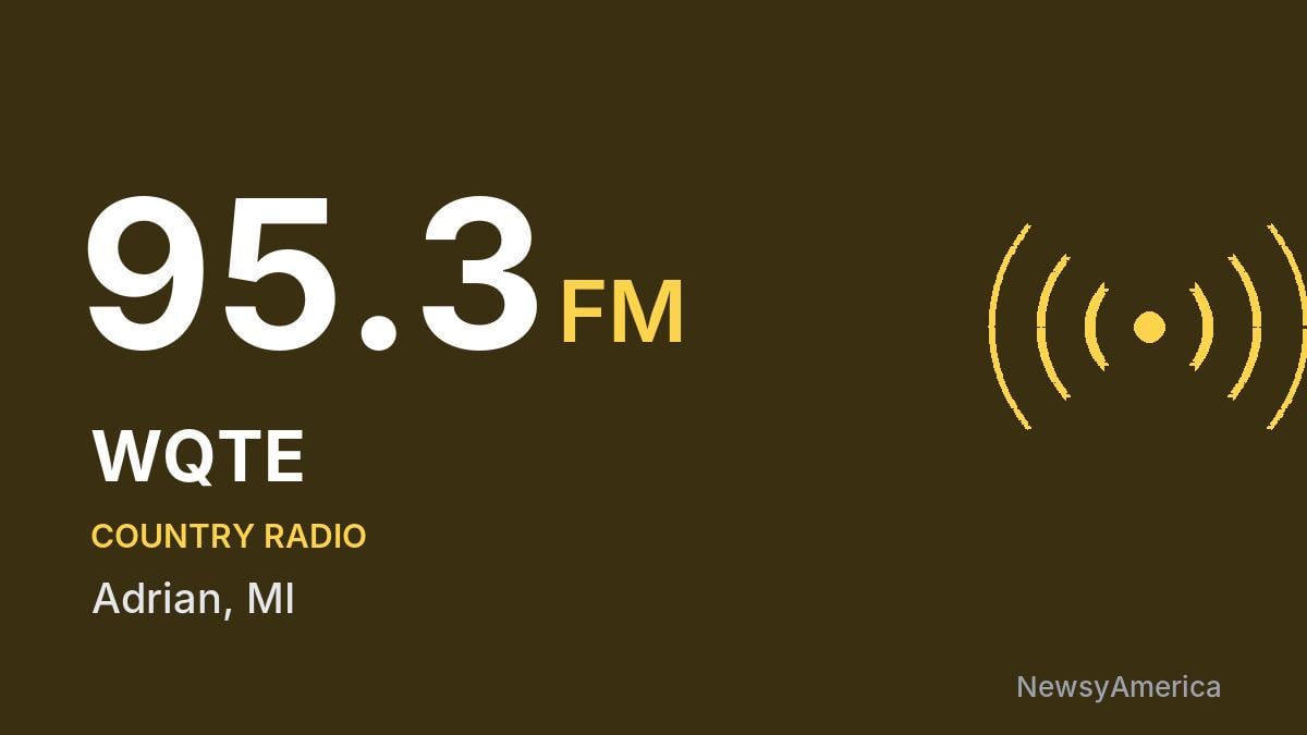 WQTE 95.3 FM – Adrian