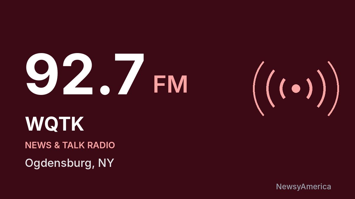 WQTK 92.7 FM – Ogdensburg