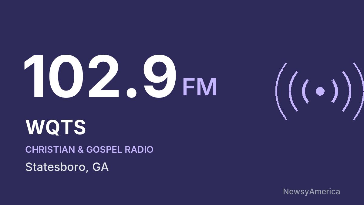 WQTS 102.9 FM – Statesboro