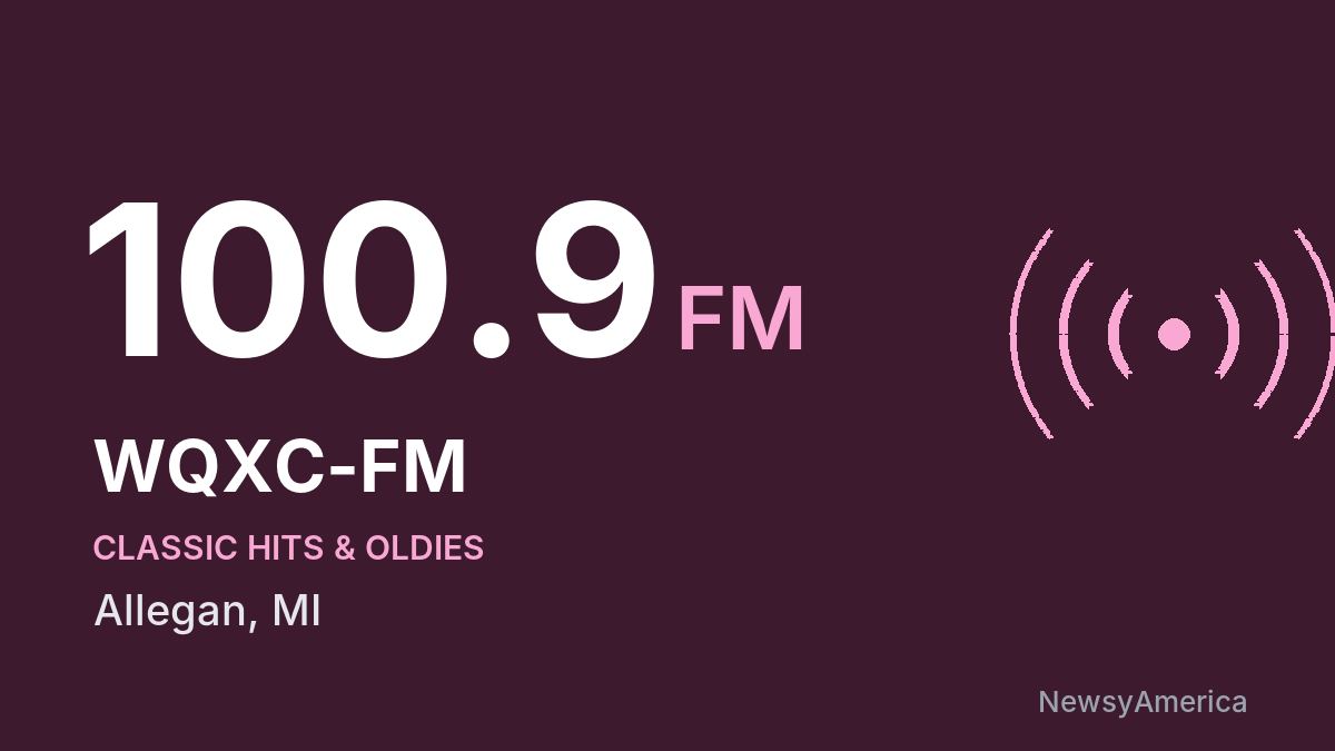 WQXC-FM 100.9 FM – Allegan