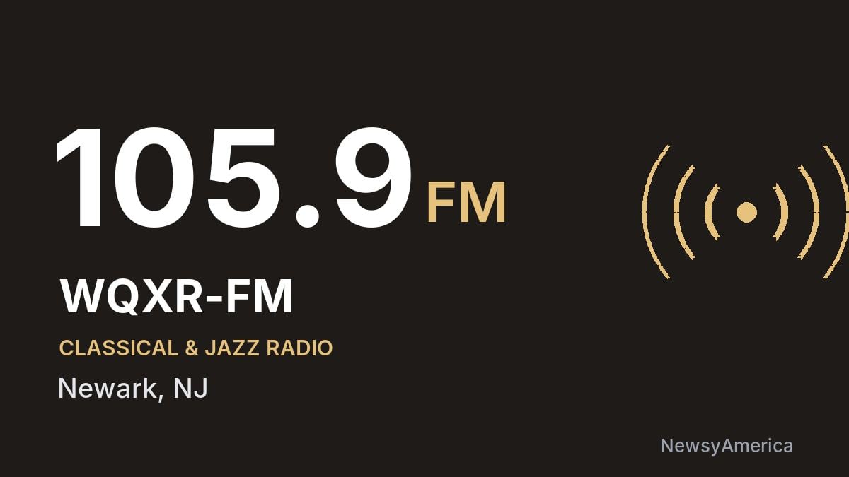 WQXR-FM 105.9 FM – Newark